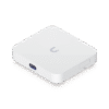 UniFi Cloud Gateway MAX, Router con todos los servicios UniFi, administra hasta 30 dispositivos UniFi y 300 clientes. 1 pto WAN 2.5G, 4 pts LAN 1G (uno configurable como WAN), seguridad IDS/IPS, VPN, bloqueo de apps/URLs, 512 GB memoria interna