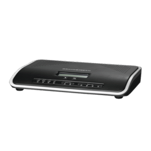 Conmutador IP-PBX de 4 puertos FXO + 2 FXS, 45 llamadas concurrentes, 500 usuarios y doble puerto Gigabit