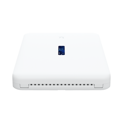 UniFi Dream Wall Machine, TODO en uno: Cloud Gateway: Administre todas las aplicaciones UniFi / Switch 17 puertos GbE POE/ WiFi 6 Mu-MIMO 4x4 / almacenamiento interno 128 GB SSD (expandible con bahia)