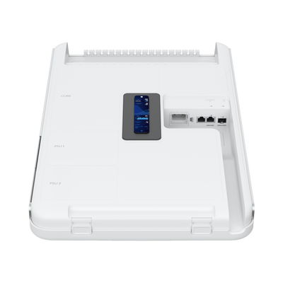 UniFi Dream Wall Machine, TODO en uno: Cloud Gateway: Administre todas las aplicaciones UniFi / Switch 17 puertos GbE POE/ WiFi 6 Mu-MIMO 4x4 / almacenamiento interno 128 GB SSD (expandible con bahia)