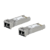 UFiber Módulo SFP+ 10G, transceptor MiniGibic MultiModo 10 Gbps, distancia 300m, conectores LC, paquete de 2 piezas