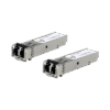 UFiber Módulo SFP, transceptor MiniGibic MultiModo 1.25 Gbps, distancia 550m, conectores LC, paquete de 2 piezas