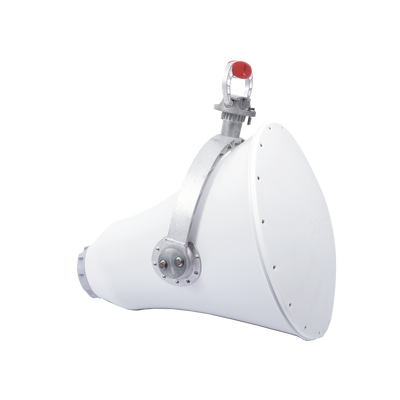 Antena direccional UltraHorn™ 5180-6775 GHz MHz, 24 dBi, ultra rechazo al ruido, conexión a radio sin pérdida y transmisión altamente direccional sin lóbulos laterales