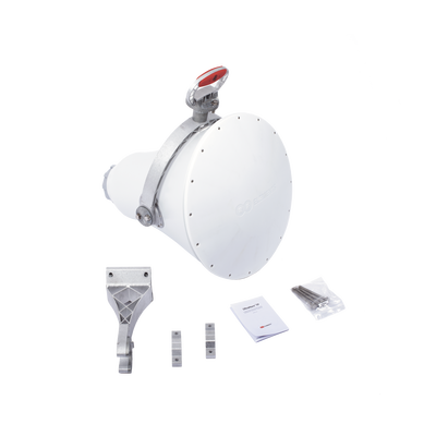Antena direccional UltraHorn™ 5180-6775 GHz MHz, 24 dBi, ultra rechazo al ruido, conexión a radio sin pérdida y transmisión altamente direccional sin lóbulos laterales