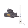 Kit de radio UM385BK | mas antena marina de fibra de vidrio TX-5206-SYS y soporte para antena 4186