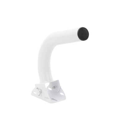 Montaje universal flexible para instalación en poste o pared, compatible con equipos Ubiquiti, Mimosa, Cambium y Altai