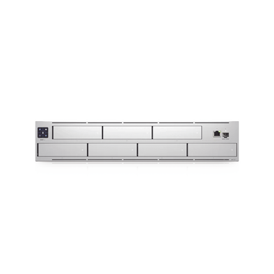 NVR PRO UniFi Protect, con bahía para 7 discos duros, almacena hasta 20 cámaras 4k o 60 cámaras 1080p, pantalla táctil