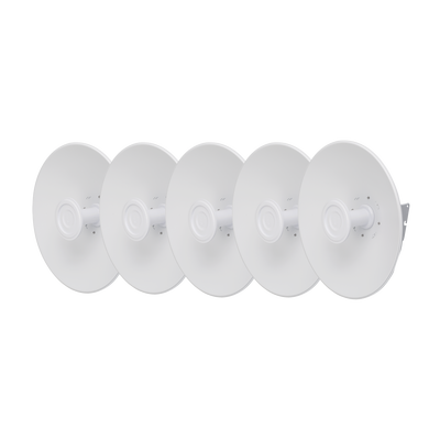 Kit de 5 Antenas tipo dish, compatible con equipos PrismStation e IsoStation de 27 dBi Kit de 5 Antenas tipo dish, compatible con equipos PrismStation e IsoStation de 27 dBi