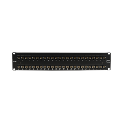 Patch Panel UltraMAX. UTP, Precargado con Jacks Cat6, 48 Puertos, Plano, 2U Patch Panel UltraMAX. UTP, Precargado con Jacks Cat6, 48 Puertos, Plano, 2U