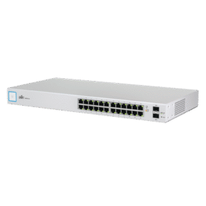 Switch UniFi capa 2 administrable de 26 puertos Gigabit (24 eth. y 2 SFP) Throughput 38.69 Mpps