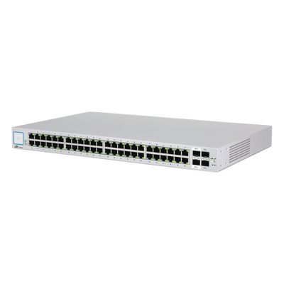 Switch UniFi administrable de 48 puertos 10/100/1000, 2 SFP y 2 SFP+, Sin PoE Switch UniFi administrable de 48 puertos 10/100/1000, 2 SFP y 2 SFP+, Sin PoE