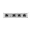 Router UniFi puertos Ethernet Gigabit, desempeño de 1 Mpps, hasta 100 dispositivos en LAN, bloqueo de tráfico por categoría, administración desde la nube