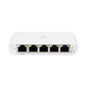 Switch UniFi Administrable Compacto de 5 Puertos 10/100/1000 Mbps, soporta entrada de PoE 802.3af/at