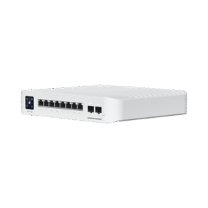 Switch UniFi Pro 8 PoE Administrable Capa 3, 8 puertos GbE / (6) puertos POE+ af/at y (2) puertos POE++ 802.3bt / (2) puertos SFP+ 10G / 120W de presupuesto POE