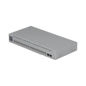 UniFi Switch Pro Max 16 PoE con funciones Capa 3, 16 puertos EtherLight RGB / (4) puertos 2.5 GbE POE++ y (12) puertos GbE POE+ /(2) puertos SFP+ 10G /con pantalla táctil informativa, hasta 180W de presupuesto POE UniFi Switch Pro Max 16 PoE con funciones Capa 3, 16 puertos EtherLight RGB / (4) puertos 2.5 GbE POE++ y (12) puertos GbE POE+ /(2) puertos SFP+ 10G /con pantalla táctil informativa, hasta 180W de presupuesto POE