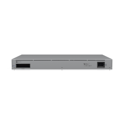 UniFi Switch Pro Max 24 POE, 24 puertos (8 puertos POE++ 2.5 GbE y 16 puertos GbE POE+), 2 puertos SFP+ 10G, 400W, pantalla táctil
