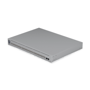 UniFi Switch Pro Max 24 POE, 24 puertos (8 puertos POE++ 2.5 GbE y 16 puertos GbE POE+), 2 puertos SFP+ 10G, 400W, pantalla táctil UniFi Switch Pro Max 24 POE, 24 puertos (8 puertos POE++ 2.5 GbE y 16 puertos GbE POE+), 2 puertos SFP+ 10G, 400W, pantalla táctil