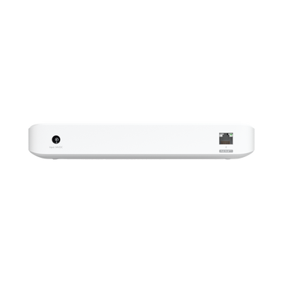 UniFi Switch Ultra 210W Administrable / 8 puertos GbE / (1) puerto POE++ IN opcional y (7) puertos POE+/ Wattaje depende de fuente o POE IN / Incluye fuente AC hasta 202W para POE
