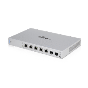 Switch UniFi 7 puertos (1 x consola, 4 x PoE++ 802.3bt y 2 SFP+) Switch UniFi 7 puertos (1 x consola, 4 x PoE++ 802.3bt y 2 SFP+)