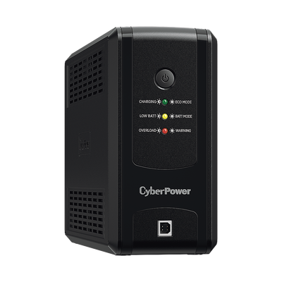 UPS de 1000 VA/500 W, Topología Línea Interactiva, Entrada 120 Vca NEMA 5-15P, y 8 Salidas NEMA 5-15R, Puerto USB, Con Regulador de Voltaje (AVR)