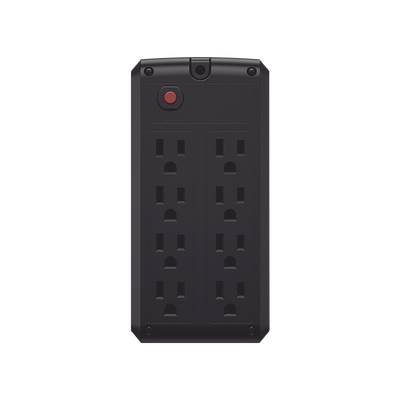 UPS de 550 VA/275 W, Topología Línea Interactiva, Entrada 120 Vca NEMA 5-15P, y 8 Salidas NEMA 5-15R, Con Regulador de Voltaje (AVR)