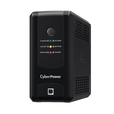 UPS de 750 VA/375 W, Topología Línea Interactiva, Entrada 120 Vca NEMA 5-15P, y 8 Salidas NEMA 5-15R, Puerto USB, Con Regulador de Voltaje (AVR)