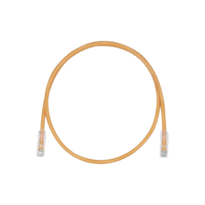 Cable de Parcheo, UTP Cat5e, Diámetro Reducido (28AWG), Color Naranja, 1 ft
