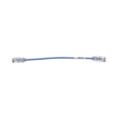 Cable de Parcheo TX6, UTP Cat6, Diámetro Reducido (28AWG), Color Azul, 20cm Cable de Parcheo TX6, UTP Cat6, Diámetro Reducido (28AWG), Color Azul, 20cm