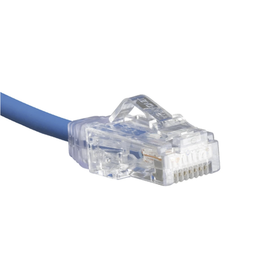 Cable de Parcheo TX6, UTP Cat6, Diámetro Reducido (28AWG), Color Azul, 20cm Cable de Parcheo TX6, UTP Cat6, Diámetro Reducido (28AWG), Color Azul, 20cm