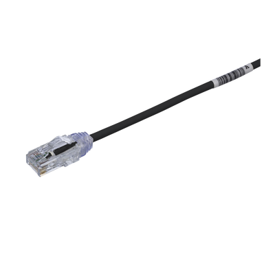 Cable de Parcheo TX6, UTP Cat6, Diámetro Reducido (28AWG), Color Negro, 0.5 m Cable de Parcheo TX6, UTP Cat6, Diámetro Reducido (28AWG), Color Negro, 0.5 m
