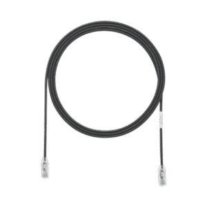 Cable de Parcheo TX6, UTP Cat6, Diámetro Reducido (28AWG), Color Negro, 10ft