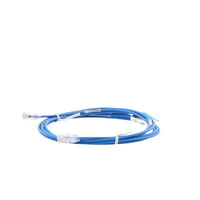 Cable de Parcheo TX6, UTP Cat6, Diámetro Reducido (28AWG), Color Azul, 10ft