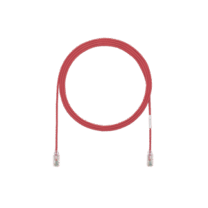 Cable de Parcheo TX6, UTP Cat6, Diámetro Reducido (28AWG), Color Rojo, 10ft Cable de Parcheo TX6, UTP Cat6, Diámetro Reducido (28AWG), Color Rojo, 10ft