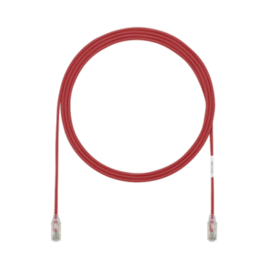Cable de Parcheo TX6, UTP Cat6, Diámetro Reducido (28AWG), Color Rojo, 1ft Cable de Parcheo TX6, UTP Cat6, Diámetro Reducido (28AWG), Color Rojo, 1ft