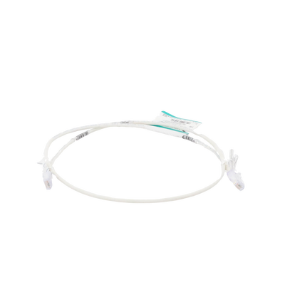 Cable de Parcheo TX6, UTP Cat6, Diámetro Reducido (28AWG), Color Blanco Mate, 3ft Cable de Parcheo TX6, UTP Cat6, Diámetro Reducido (28AWG), Color Blanco Mate, 3ft
