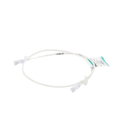 Cable de Parcheo TX6, UTP Cat6, Diámetro Reducido (28AWG), Color Blanco Mate, 3ft Cable de Parcheo TX6, UTP Cat6, Diámetro Reducido (28AWG), Color Blanco Mate, 3ft