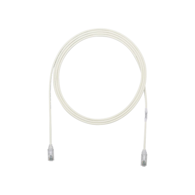 Cable de Parcheo TX6, UTP Cat6, Diámetro Reducido (28AWG), Color Blanco Mate, 3ft Cable de Parcheo TX6, UTP Cat6, Diámetro Reducido (28AWG), Color Blanco Mate, 3ft