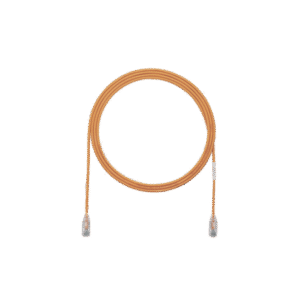 Cable de Parcheo TX6, UTP Cat6, Diámetro Reducido (28AWG), Color Naranja, 3ft