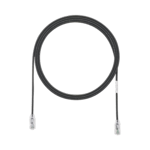 Cable de Parcheo TX6, UTP Cat6, Diámetro Reducido (28AWG), Color Negro, 4ft