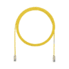 Cable de Parcheo TX6, UTP Cat6, Diámetro Reducido (28AWG), Color Amarillo, 4ft