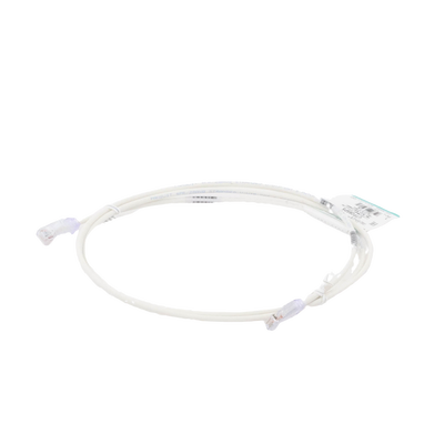Cable de Parcheo TX6, UTP Cat6, Diámetro Reducido (28AWG), Color Blanco Mate, 5ft