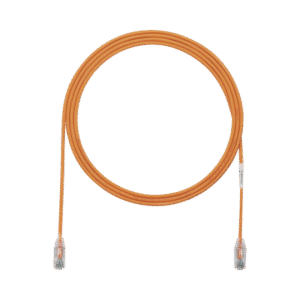 Cable de Parcheo TX6, UTP Cat6, Diámetro Reducido (28AWG), Color Naranja, 5ft
