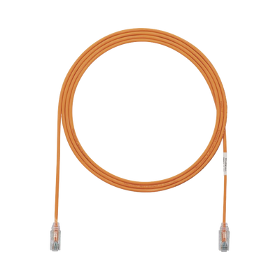 Cable de Parcheo TX6, UTP Cat6, Diámetro Reducido (28AWG), Color Naranja, 5ft Cable de Parcheo TX6, UTP Cat6, Diámetro Reducido (28AWG), Color Naranja, 5ft