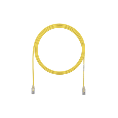 Cable de Parcheo TX6, UTP Cat6, Diámetro Reducido (28AWG), Color Amarillo, 5ft Cable de Parcheo TX6, UTP Cat6, Diámetro Reducido (28AWG), Color Amarillo, 5ft