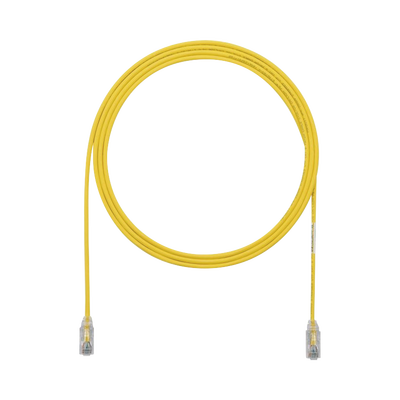 Cable de Parcheo TX6, UTP Cat6, Diámetro Reducido (28AWG), Color Amarillo, 5ft Cable de Parcheo TX6, UTP Cat6, Diámetro Reducido (28AWG), Color Amarillo, 5ft