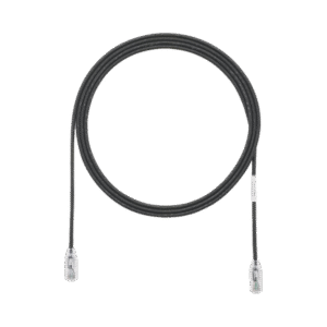 Cable de Parcheo TX6, UTP Cat6, Diámetro Reducido (28AWG), Color Negro, 6ft