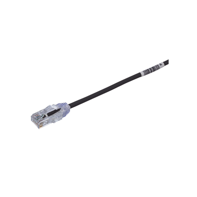 Cable de Parcheo TX6, UTP Cat6, Diámetro Reducido (28AWG), Color Negro, 6in (15.2 cm) Cable de Parcheo TX6, UTP Cat6, Diámetro Reducido (28AWG), Color Negro, 6in (15.2 cm)