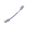 Cable de Parcheo TX6, UTP Cat6, Diámetro Reducido (28AWG), Color Azul, 6in (15.2 cm)