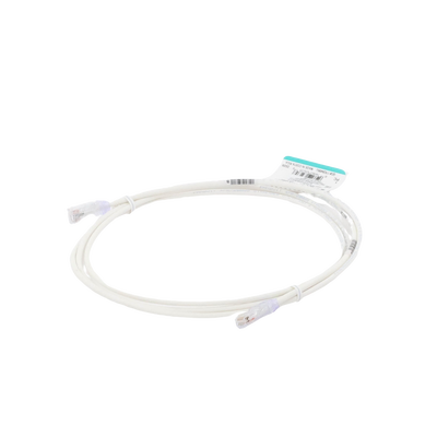 Cable de Parcheo TX6, UTP Cat6, Diámetro Reducido (28AWG), Color Blanco Mate, 7ft Cable de Parcheo TX6, UTP Cat6, Diámetro Reducido (28AWG), Color Blanco Mate, 7ft