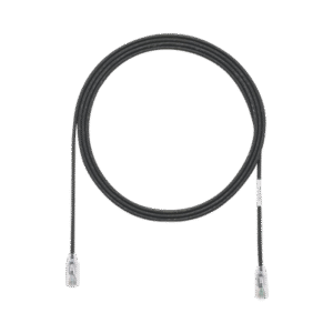 Cable de Parcheo TX6, UTP Cat6, Diámetro Reducido (28AWG), Color Negro, 7ft